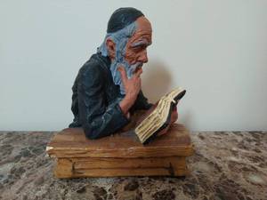 lot 19 image: Vintage Kaplan Jewish Sculpture