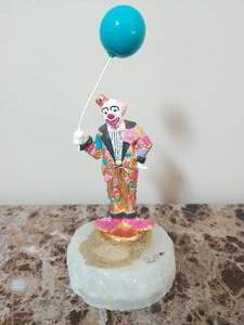 lot 56 image: Ron Lee Clown Figurine with Stone Base