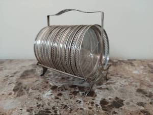 lot 73 image: Collection of Sterling Silver Coasters