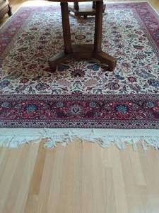 lot 74 image: Large Cream Colored Area Rug
