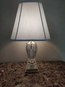 lot 126 image: Waterford Crystal Table Lamp
