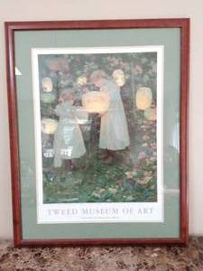 lot 138 image: Tweed Museum of Art University of Minnesota Duluth Framed Poster
