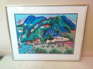 lot 202 image: Framed Painting
