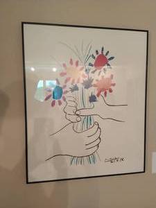 lot 205 image: Framed Picasso Print