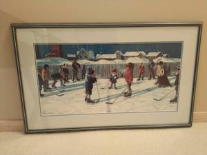 lot 206 image: Framed Bill Brownridge Art