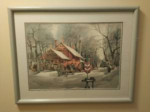 lot 303 image: Framed Roger Lundquist Painting