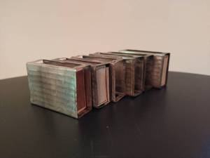 lot 218 image: Six Spaulding And CO. Sterling Silver Matchbook Cases