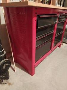 lot 339 image: Craftsman Work Bench With Contents