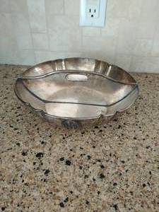 lot 342 image: E. Novick Sterling Silver Divided Bowl