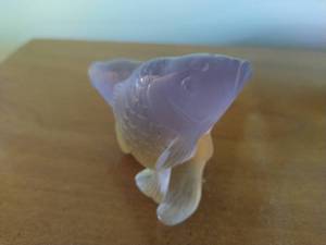 lot 32 image: Daum Crystal Fish Koi Figure