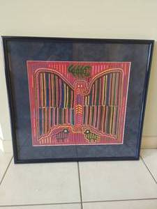lot 143 image: Framed Tapestry Wall art
