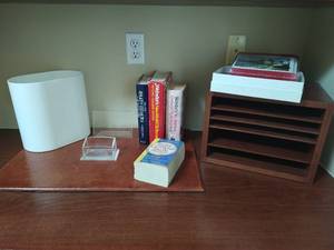 lot 159 image: Collection of Office Supplies and Dictionaries