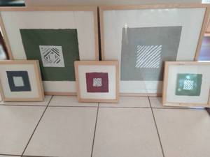 lot 174 image: Collection of Five Artwork