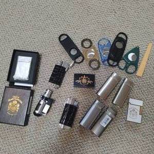 lot 259 image: Collection of Lighters and Cigar Cutters