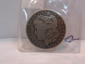 lot 5 image: 1901-O Morgan Silver Dollar