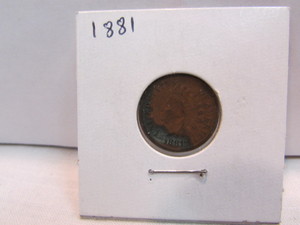 lot 18 image: 1881 Indian Head One Cent