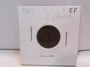 lot 23 image: 1903 Indian Head One Cent