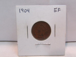 lot 24 image: 1904 Indian Head One Cent