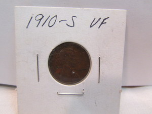 lot 25 image: 1910-S Lincoln Cent