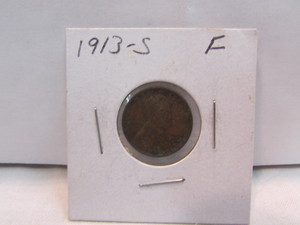 lot 26 image: 1913-S Lincoln Cent