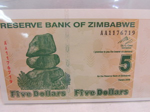 lot 76 image: Zimbabwe Foreign Note