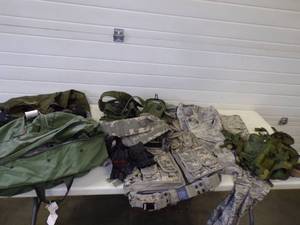 lot 11 image: Tactical Vest, Belts and Bag
