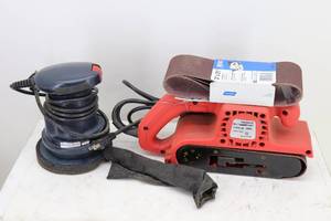 lot 27 image: Belt Sander & Polisher