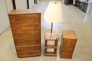 lot 49 image: Chest Drawers & Night Stand