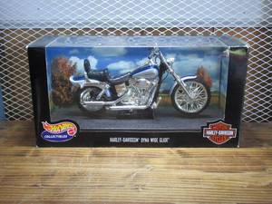 lot 35 image: Harley-Davidson Dyna Wide Glide - Hot Wheels Collectable - 110 Die Cast Collectable