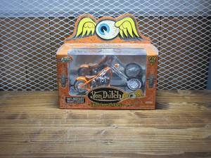 lot 47 image: Jada - Von Dutch - Cruel World - 118 Scale Kustom Cycles - Die Cast Collectable
