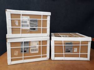 lot 1917 image: Lot of (3) NEW PortalsPlus Canted 8 Roof Curb - Model SM RC-3A