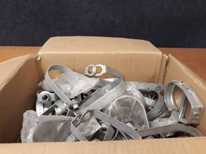 lot 1927 image: Large Lot of 2-12 IP Loop Pipe Hangers
