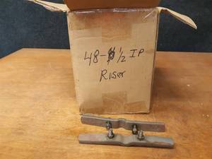 lot 1930 image: Lot of (48) 12 IP Riser Pipe Clamps