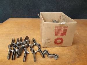 lot 1931 image: Lot of (39) 1-14 IP Riser Pipe Clamps