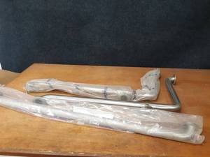lot 1938 image: Lot of (3) Stainless Steel Handicap Bars - Longest is about 42