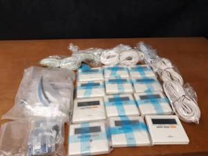 lot 1983 image: Lot of (12) FUJITSU Digital Thermostats and Accessories