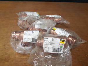 lot 2070 image: VIEGA ProPress Copper Fittings - (7) 2 x 1-12 x 1-14 Reducing Tees