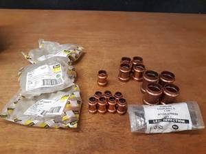 lot 2075 image: Lot of (20) VIEGA & NIBCO ProPress Copper Couplers - From 1-14 to 12