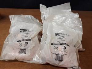 lot 2086 image: NIBCO PressSystem Copper Fittings - (35) 1 45° (FTG x P) Elbows