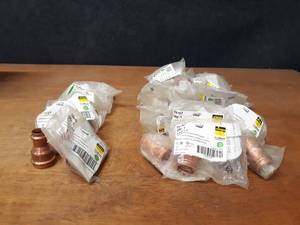 lot 2095 image: VIEGA ProPress Copper Fittings - (24) 1-14 x 1 Reducing Couplers, (7) 1-14 x 34 Reducing Couplers