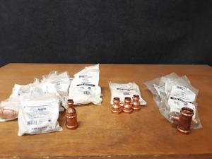 lot 2096 image: NIBCO & Apollo PressSystem Copper Fittings - (13) 1-14 x 12 Couplers, (2) 1-14 x 1 Couplers, (7) 1-14 x 34 Couplers, (5) 1-14 x 1-14 x 12 Reducing Tees