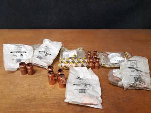 lot 2113 image: NIBCO & VIEGA PressSystem Copper Fittings - (16) 1-14 x 12 Reducer (FTG x Press), (5) 1-14 x 34 Reducer (FTG x Press), (4) 1-14 x 1 Reducer (FTG x Press), (2) 1-14 Coupling