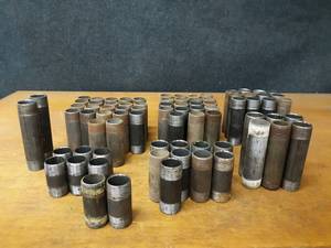 lot 2149 image: Lot of (78) 1-14 Steel Pipe Nipples - (6) 3, (2) 3-12, (9) 4, (22) 4-12, (19) 5, (12) 5-12, (6) 6, (2) 6-12