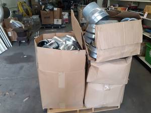 lot 2157 image: PALLET LOT - Assorted Duct Work