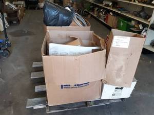 lot 2158 image: PALLET LOT - Insulated Duct, Tubes of Silicone, Hardware and More