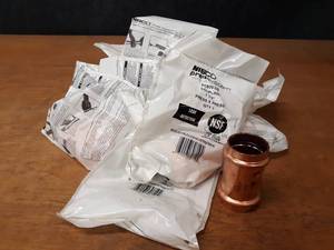 lot 2202 image: NIBCO PressSystem Copper Fittings - (13) 1-12 Couplers