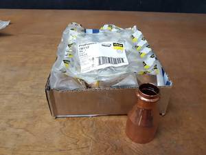 lot 2218 image: VIEGA ProPress Copper Fittings - (10) 2 x 1 (FTG x Press)