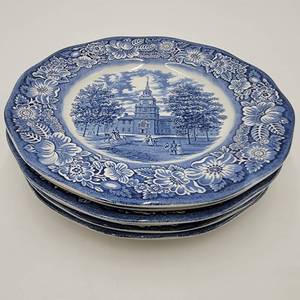 lot 56 image: Liberty Blue Plates