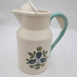 lot 97 image: Vintage Floral China Pitcher