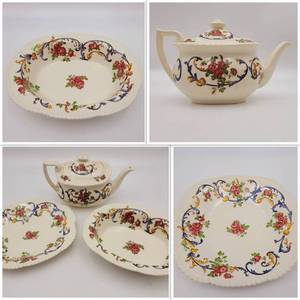 lot 22 image: 1940s Premier Rose by Royal Cauldron set